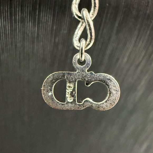 Christian Dior “CD” Silver Necklace - Picture 14 of 16